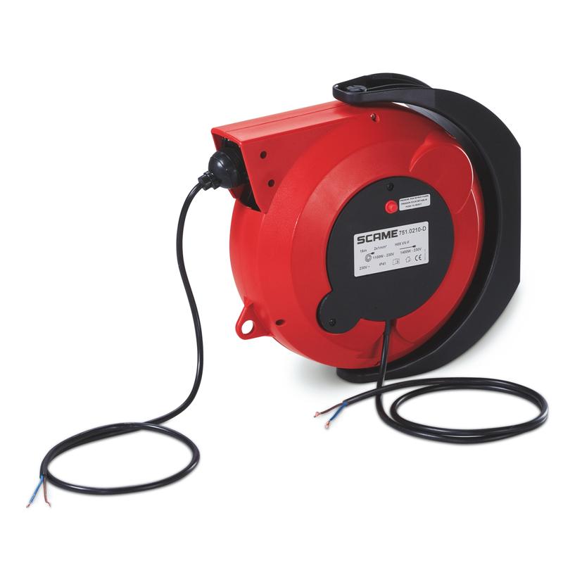 Cable reel automatic rewind IP41